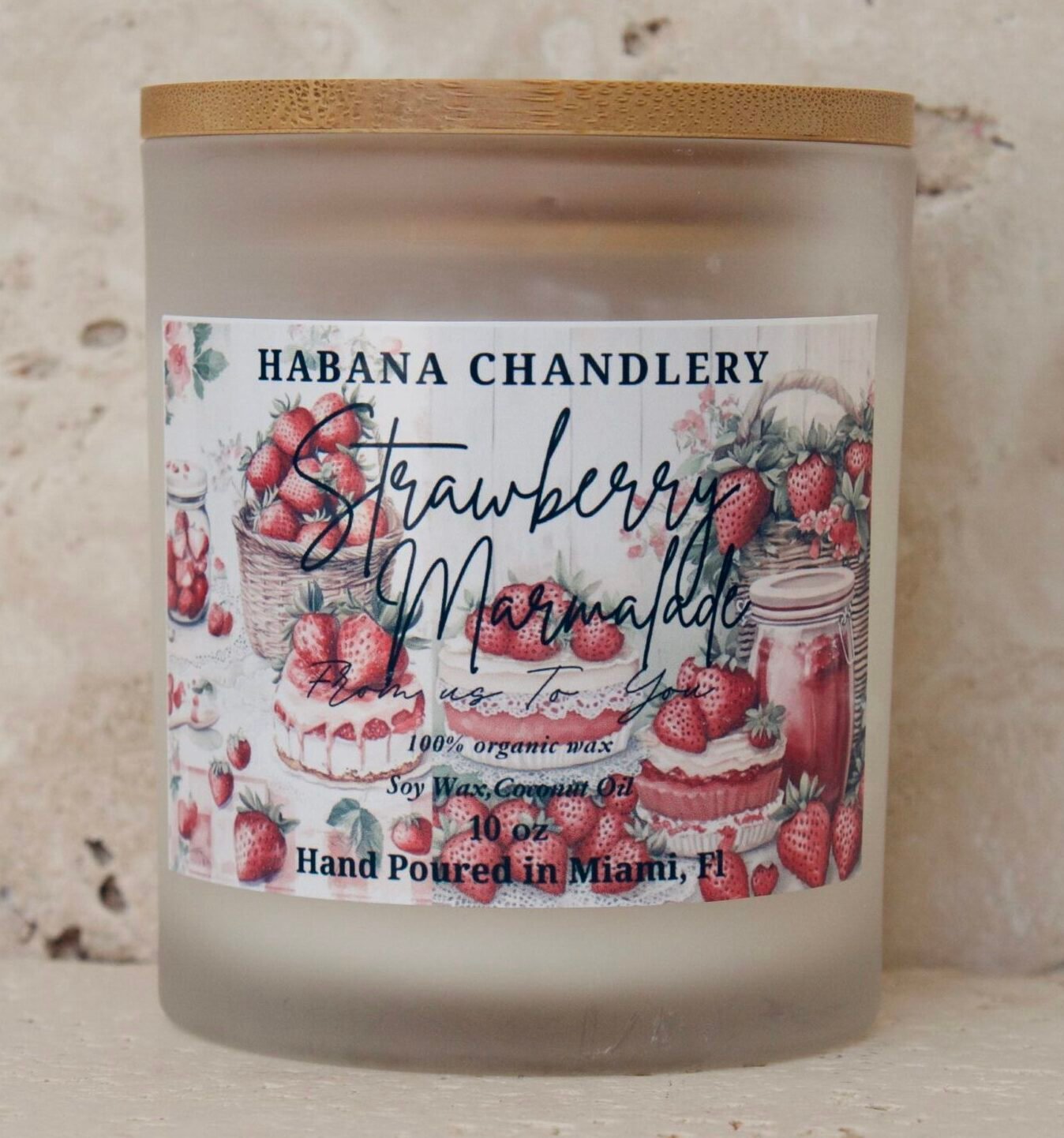 Strawberry Marmalade 10 oz. Candle